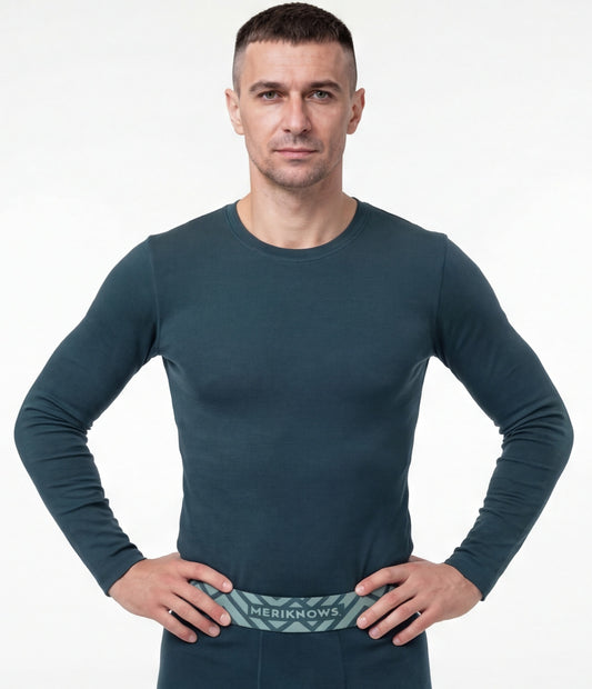 Дълъг клин от 100 % мериносова вълна