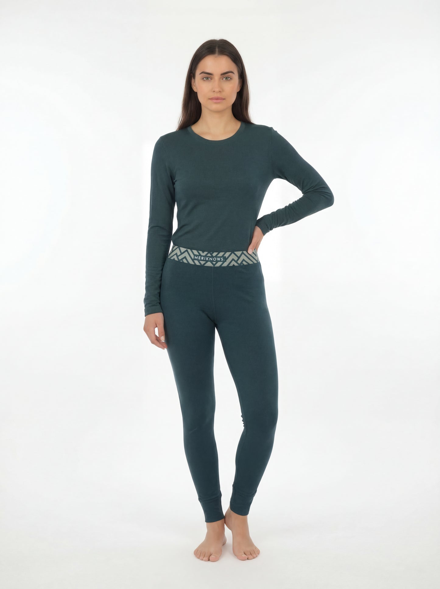 Дълъг клин от 100 % мериносова вълна