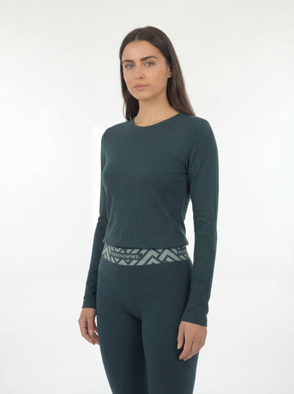 Дълъг клин от 100 % мериносова вълна